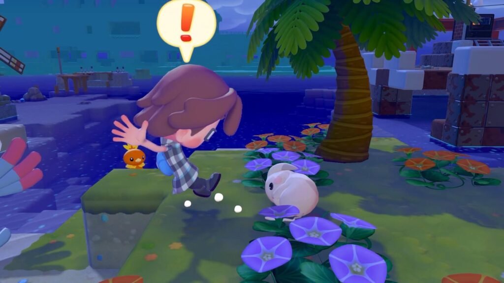 Meeting pikachu on pokemon pokopia