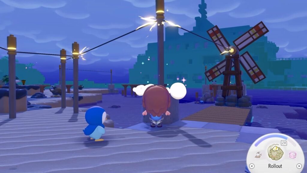 connecting pole to a windmill in pokemon pokopia