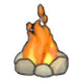 campfire itrm from pokimon pokopia 