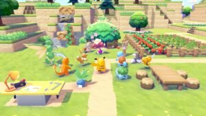maney pokemons in pokopia game are looking over a pokemon hunt